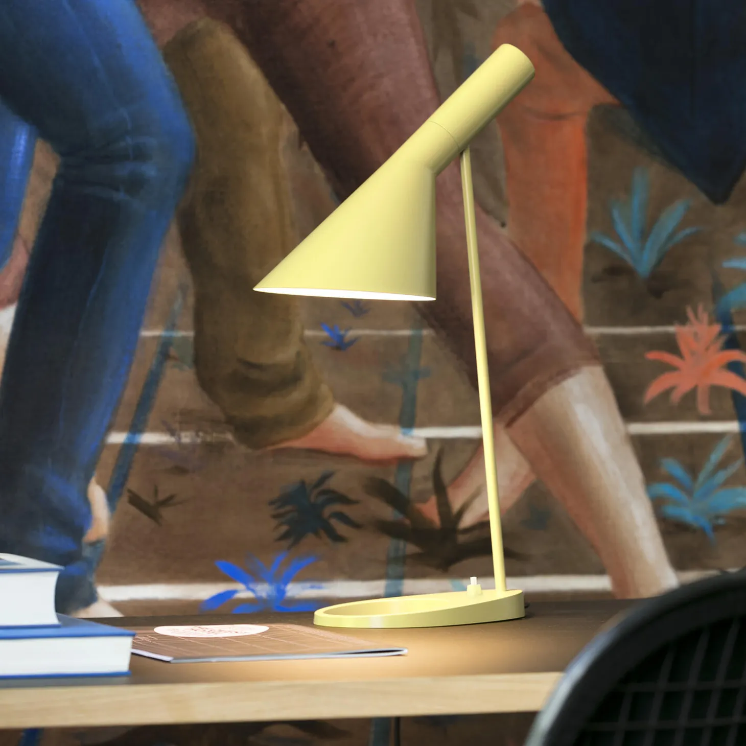 AJ Mini bordlampe, soft lemon