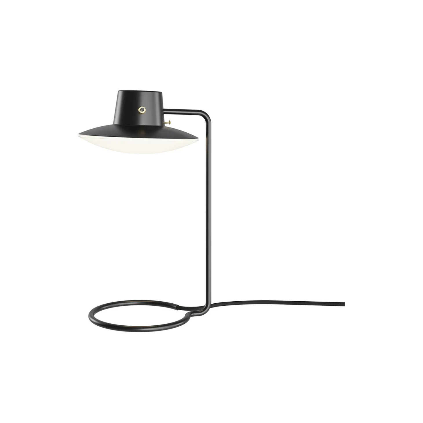 AJ Oxford bordlampe, metal black/opal