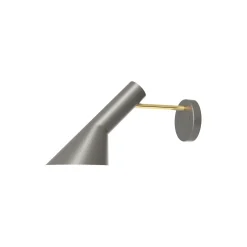AJ væglampe, brass/warm grey