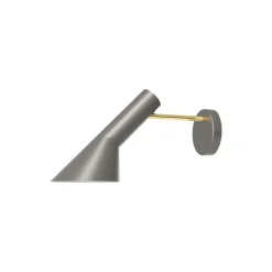 AJ væglampe, brass/warm grey
