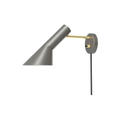 AJ væglampe, brass/warm grey