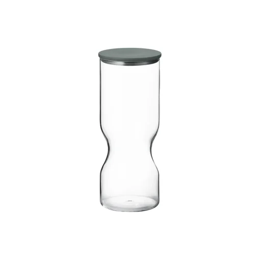 ALFREDO opbevaringsdåse large 1,5 L, glas/grøn