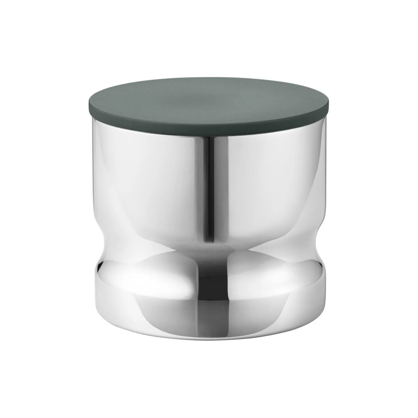 ALFREDO opbevaringsdåse mini 0,5 L, rustfrit stål/grøn