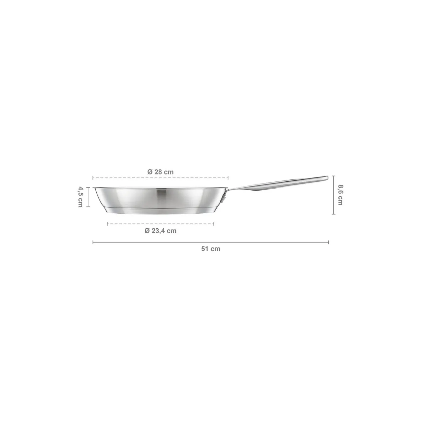 All Steel Pure stegepande Ø 28 cm