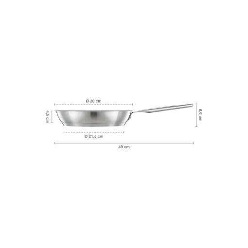 All Steel stegepande Ø 26 cm
