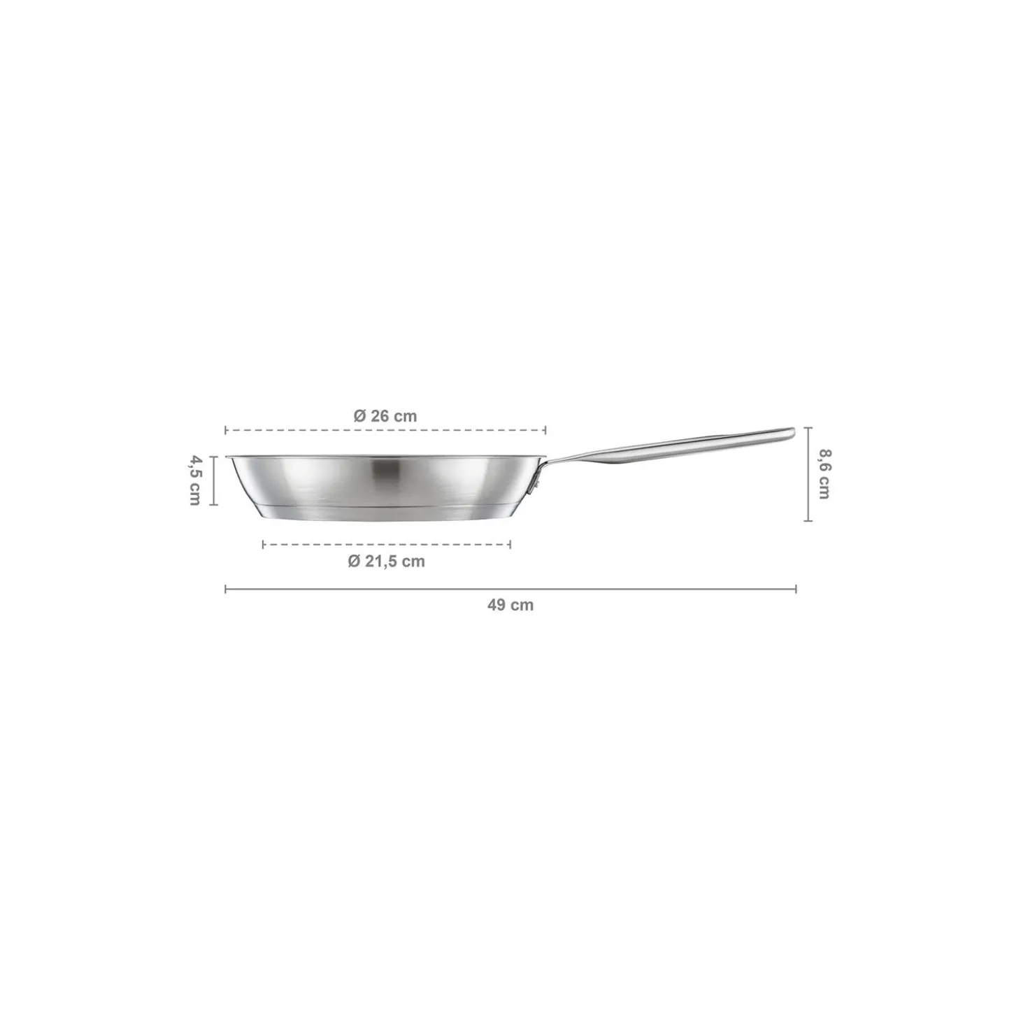 All Steel stegepande Ø 26 cm