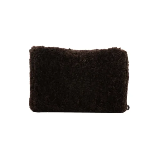 Ally clutch, dark brown