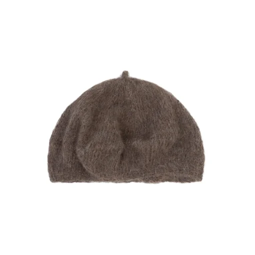Alpaca Suri Beret, pine cone
