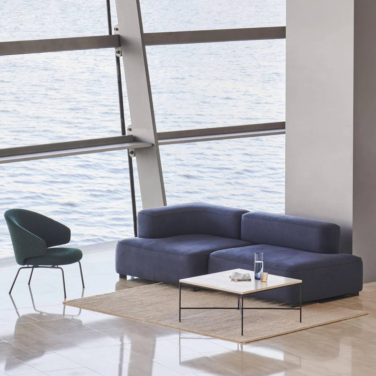 Alphabet™ PL210-3 sofa, dark green 1161