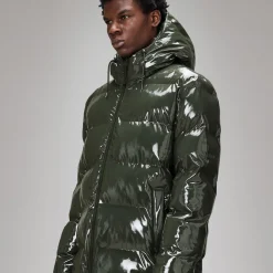 Alta Longer Puffer Jacket, swamp