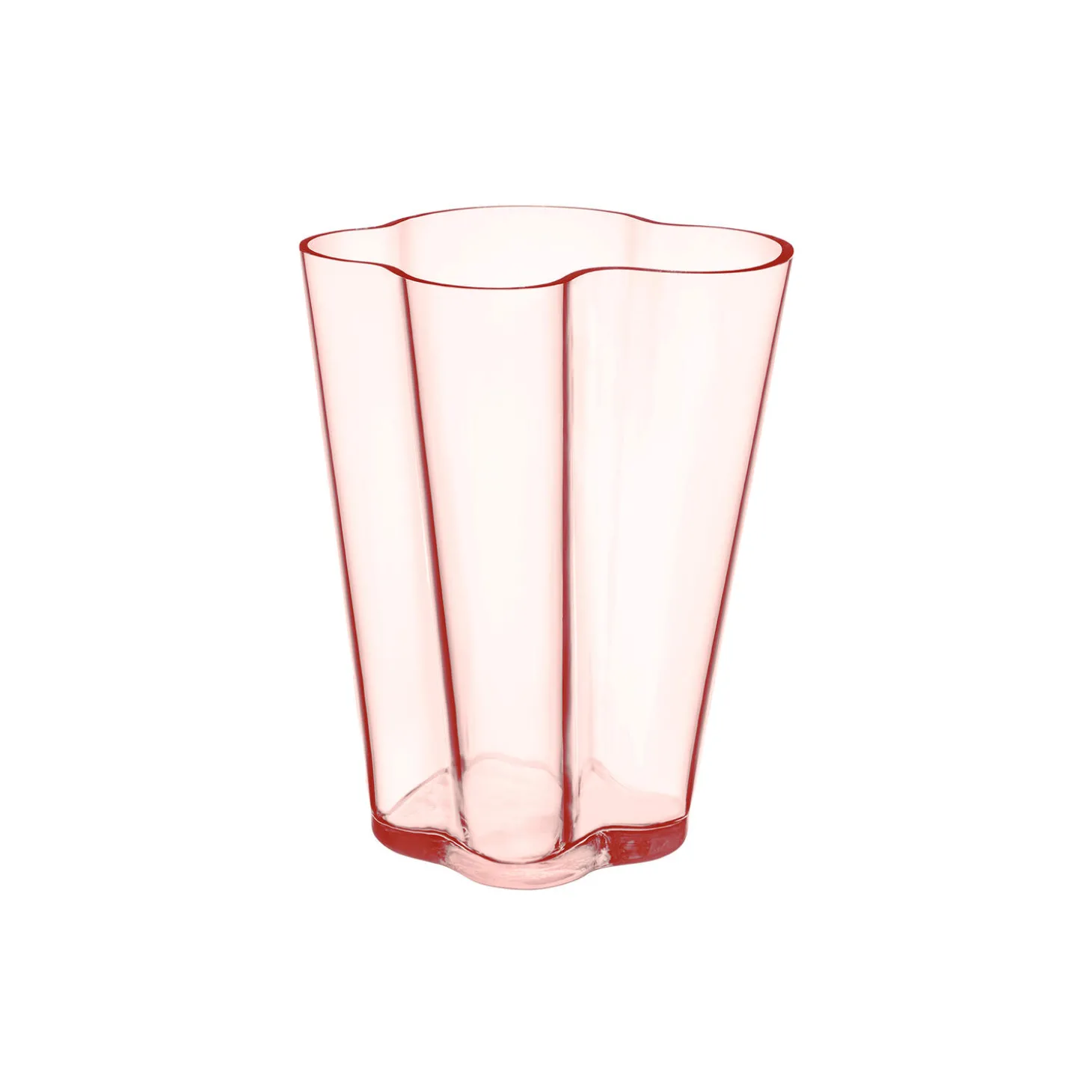 Alvar Aalto vase 25 cm, salmon pink