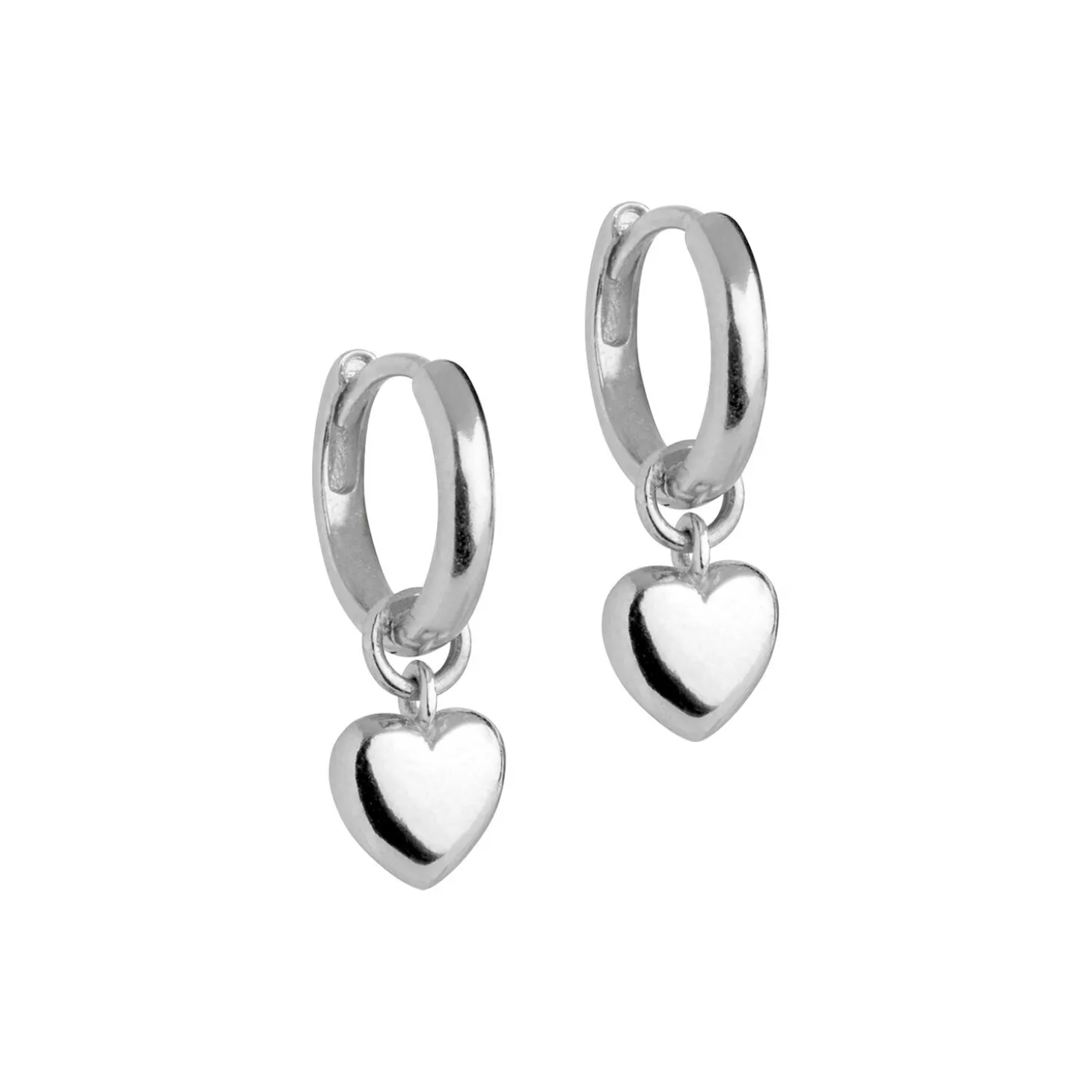 Amore Hoops, silver