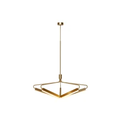 Angel 5 500 Wide Chandelier, brass
