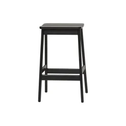 Angle Standard Bar Stool, black