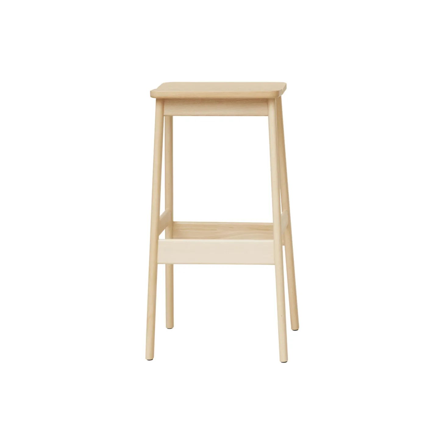 Angle Standard Bar Stool, beech