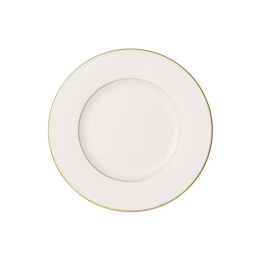 Anmut Gold Frokosttallerken Ø 22 cm, hvid/guld