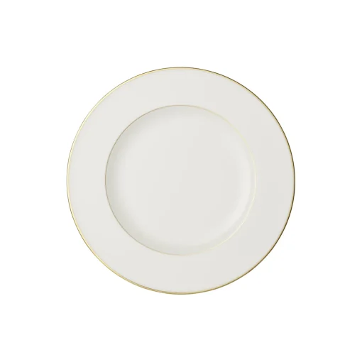 Anmut Gold Middagstallerken Ø 28 cm, hvid/guld