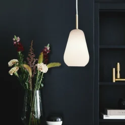 Anoli 1 Small Pendant, nordic gold/opal