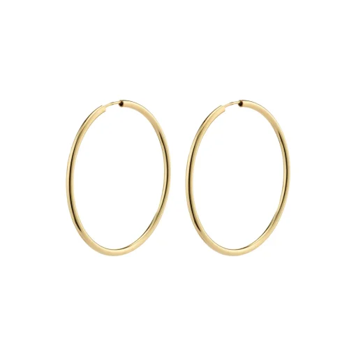 APRIL Hoops Medium, gold plated