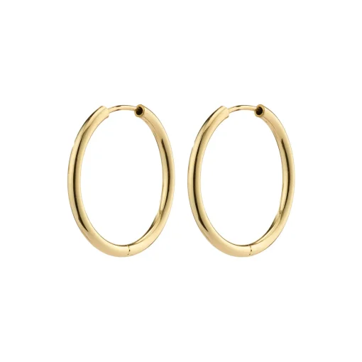 APRIL Hoops Small, gold plated