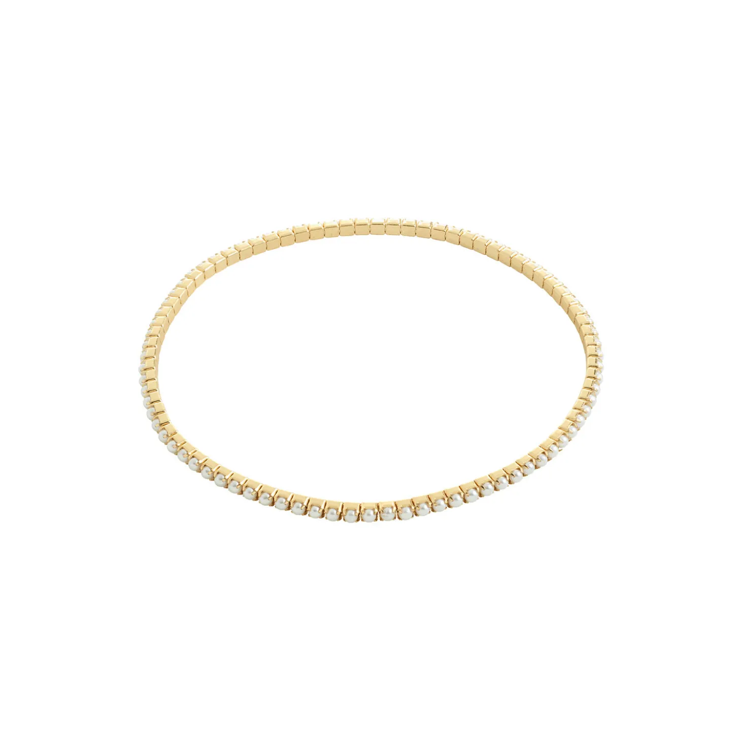 ARASH perle armbånd, guldbelagt