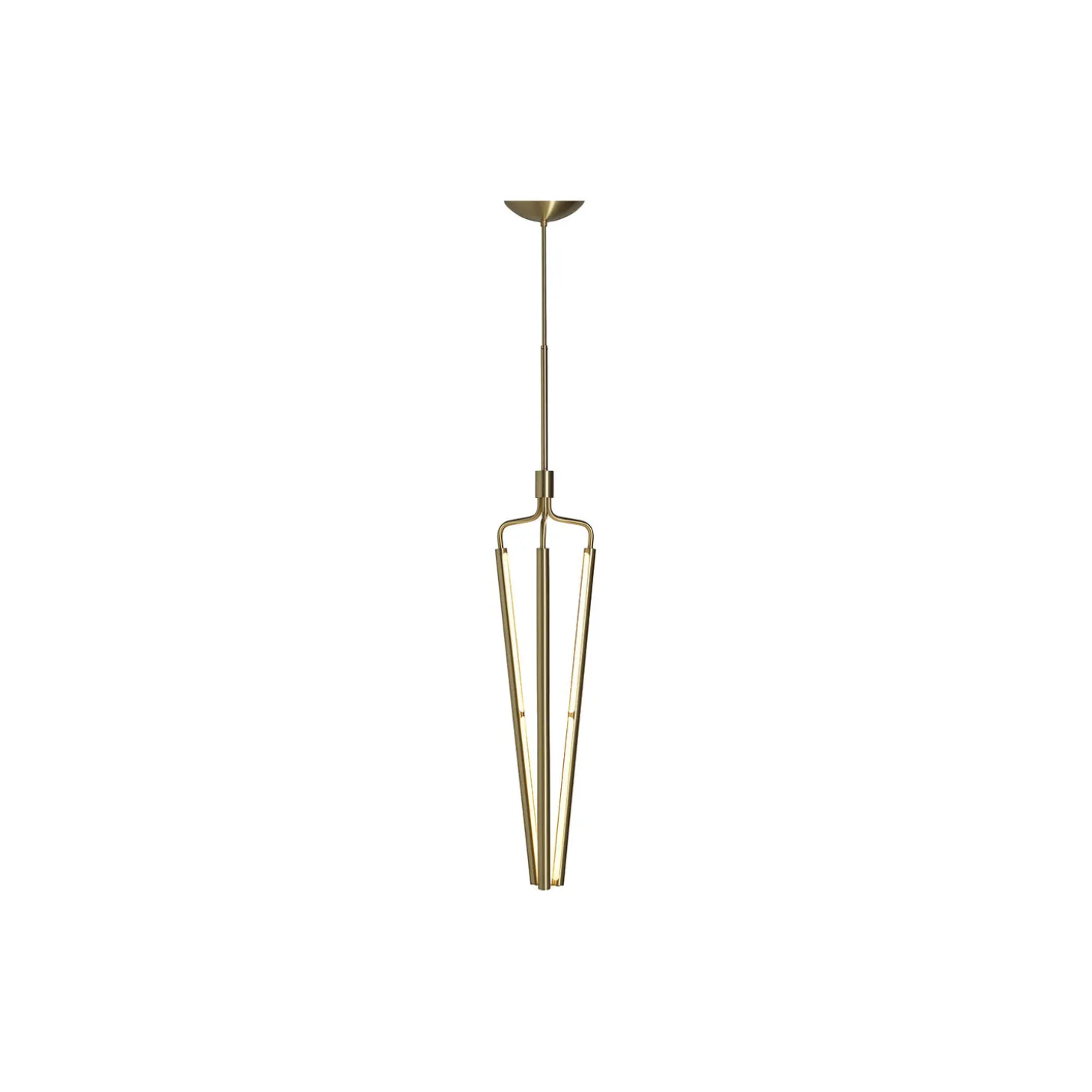 Archangel 3 815 Chandelier, brass