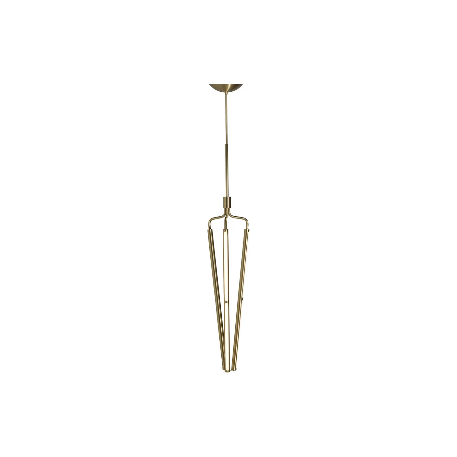 Archangel 3 815 Chandelier, brass