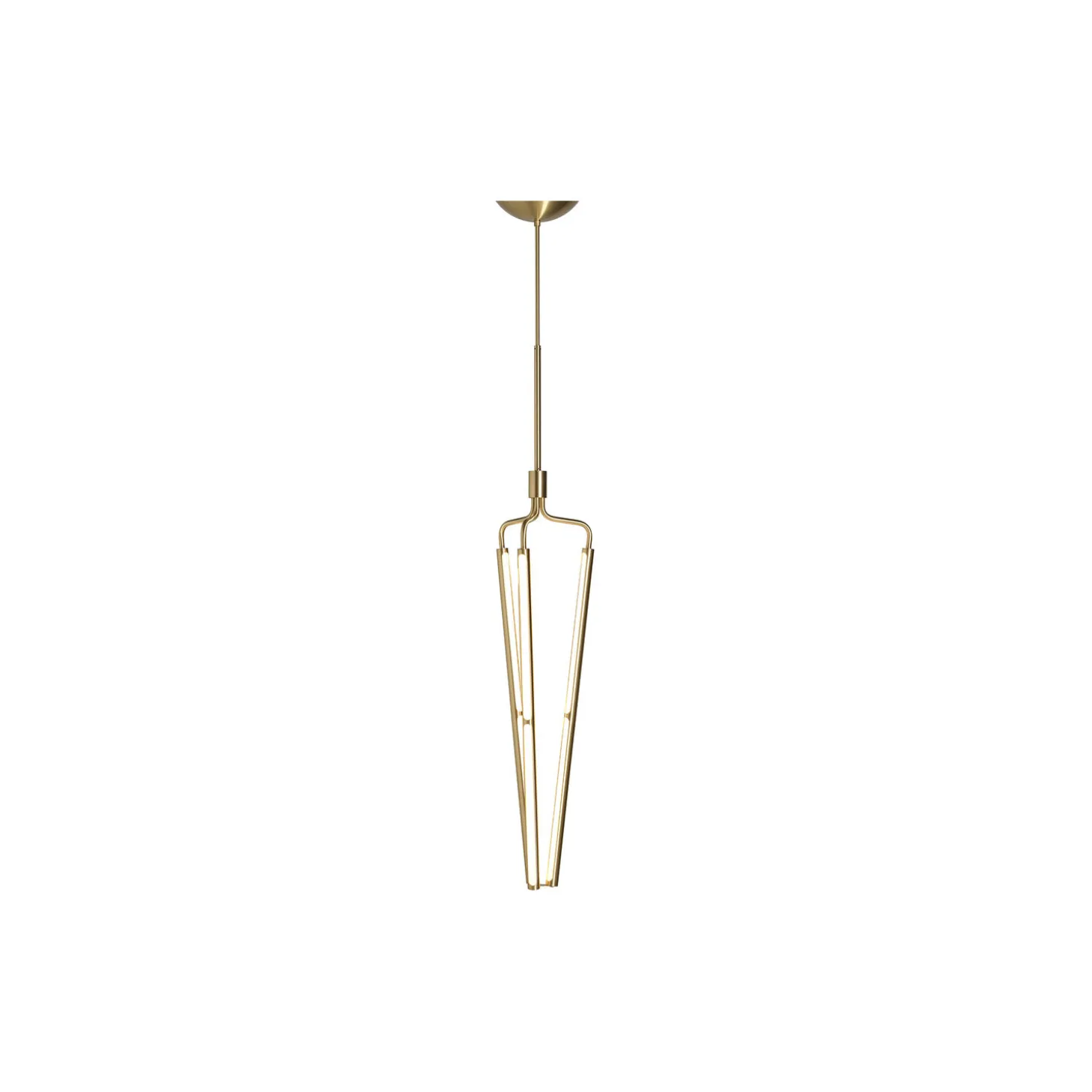 Archangel 3 815 Chandelier, brass