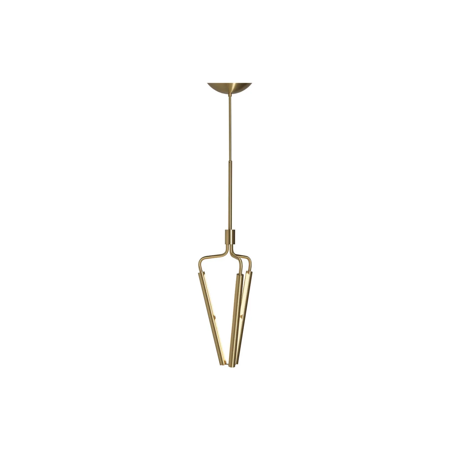Archangel 3 415 Chandelier, brass