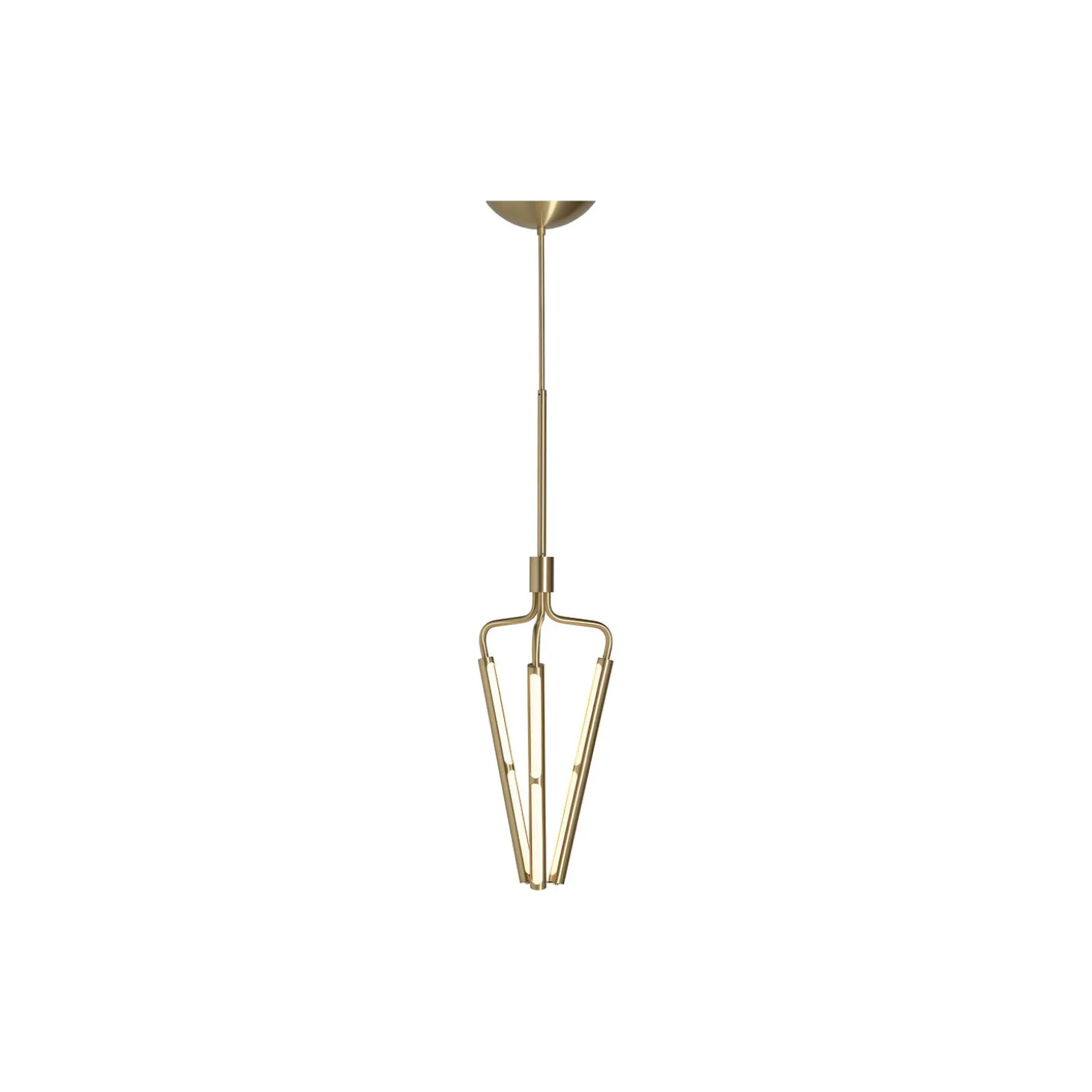 Archangel 3 415 Chandelier, brass