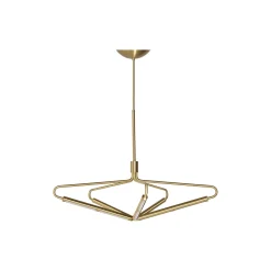 Archangel 5 415 Wide Chandelier, brass