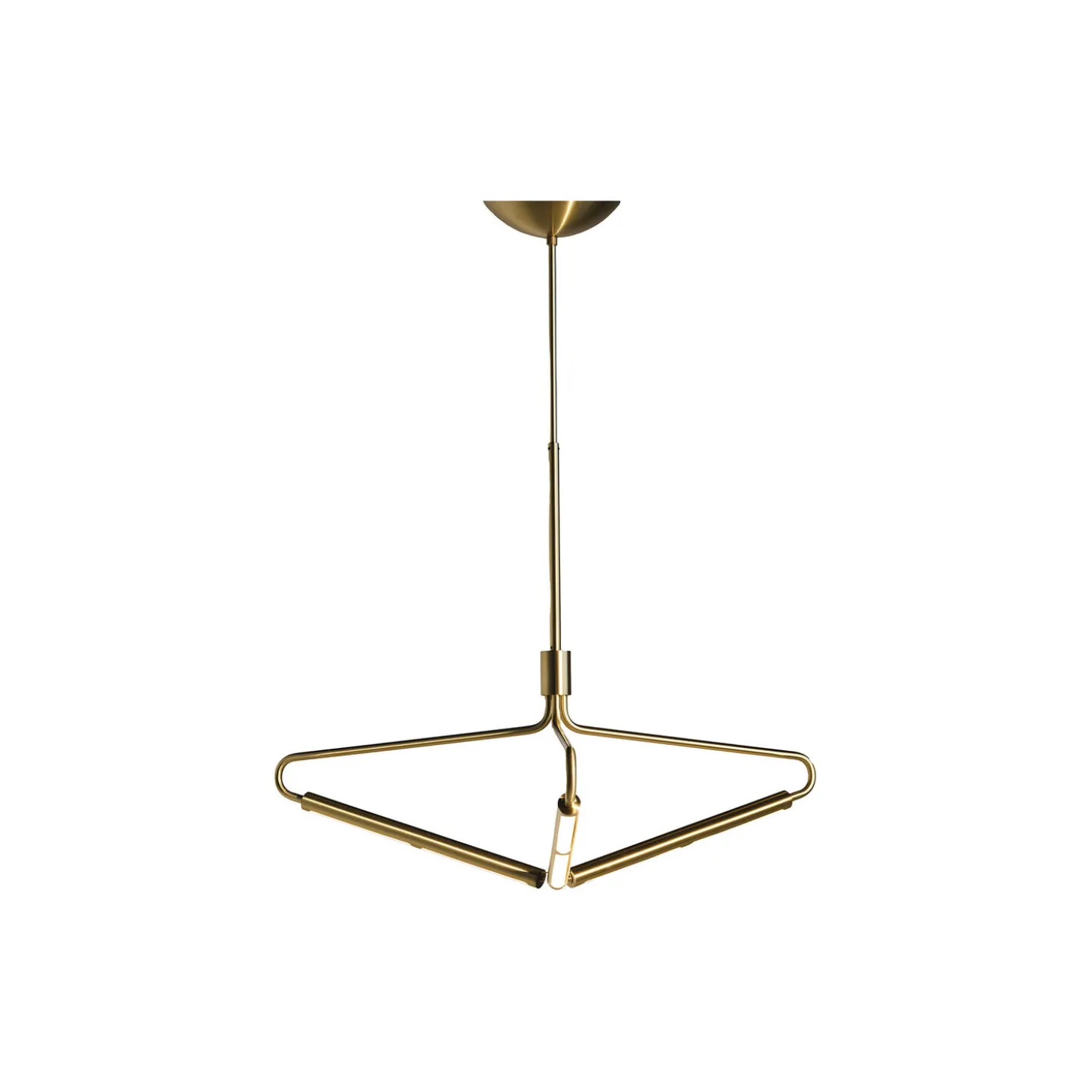 Archangel 3 415 Wide Chandelier, brass