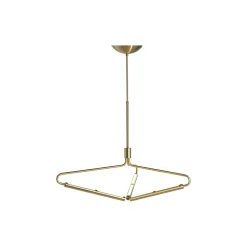 Archangel 3 415 Wide Chandelier, brass