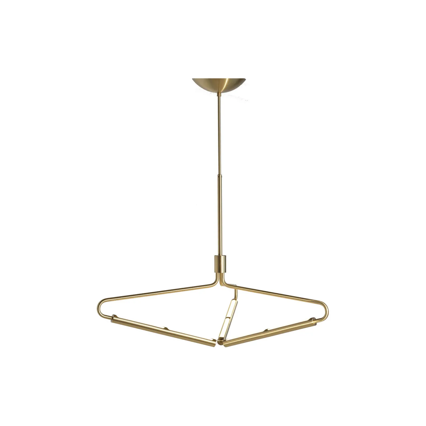 Archangel 3 415 Wide Chandelier, brass