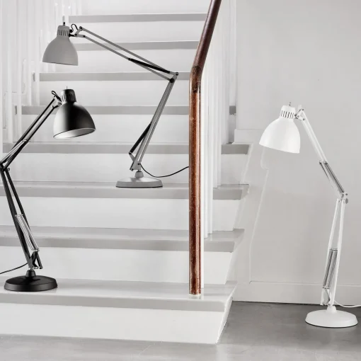ARCHI T2 bordlampe, black/silver