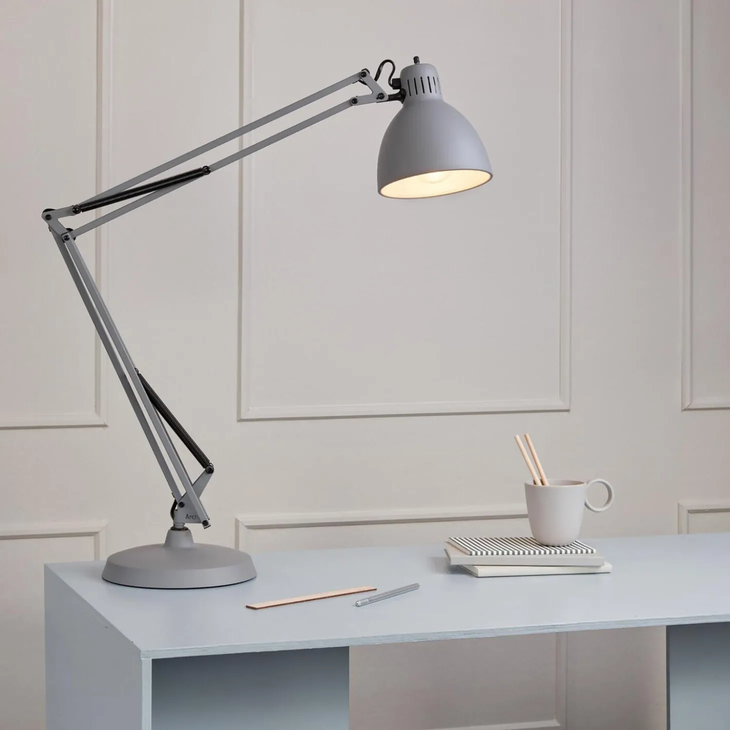 ARCHI T2 bordlampe, silk grey