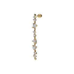 Arctic Earring Large, gold