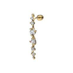 Arctic Earring Medium, gold