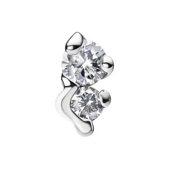 Arctic Stud Small, silver
