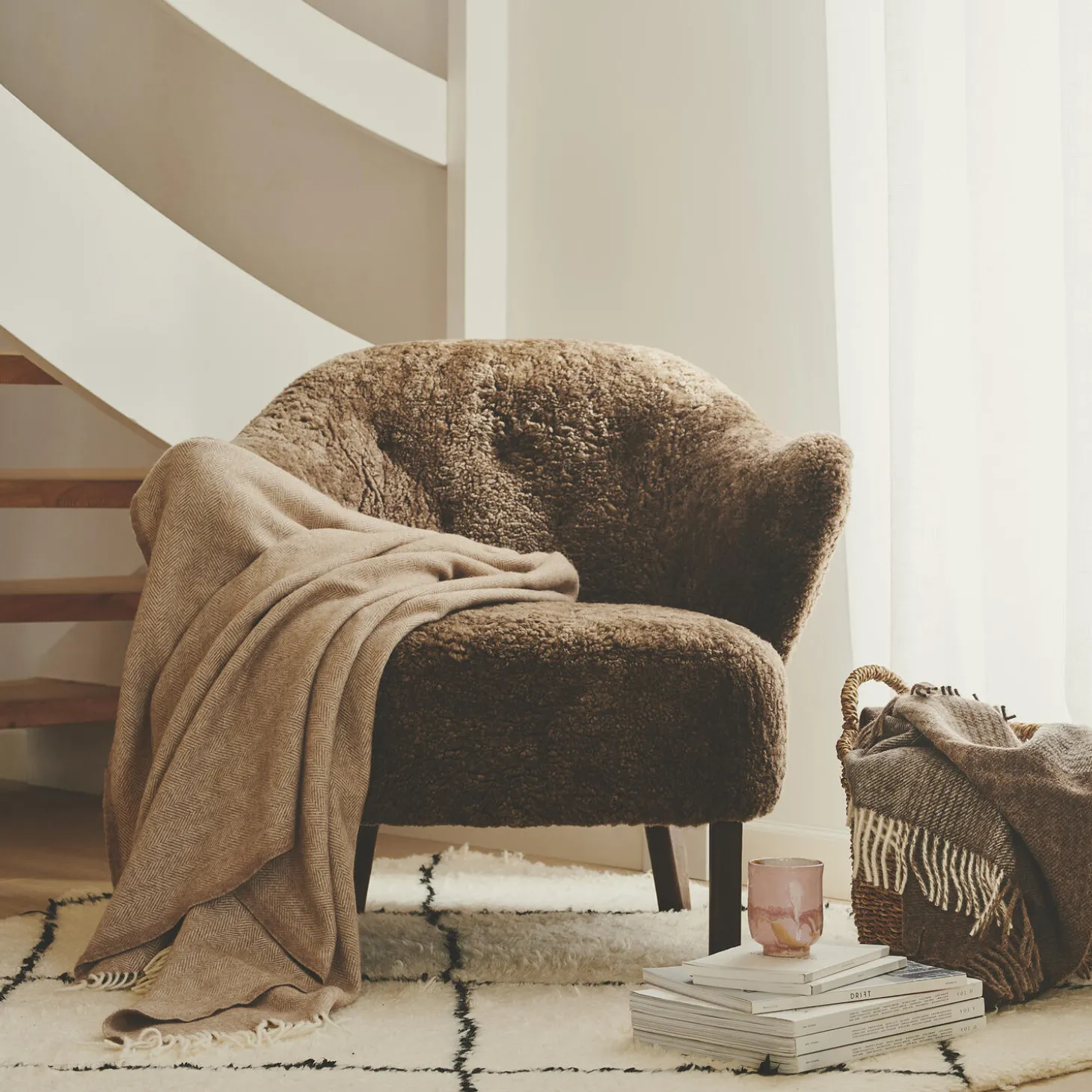 Arequipa plaid, 00284 walnut brown