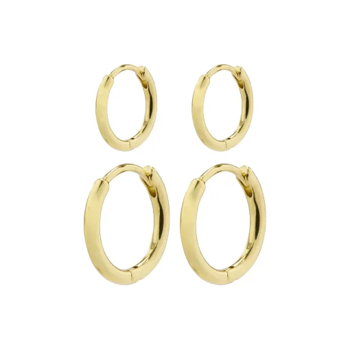 ARIELLA Hoops 2-i-1 sæt, gold plated