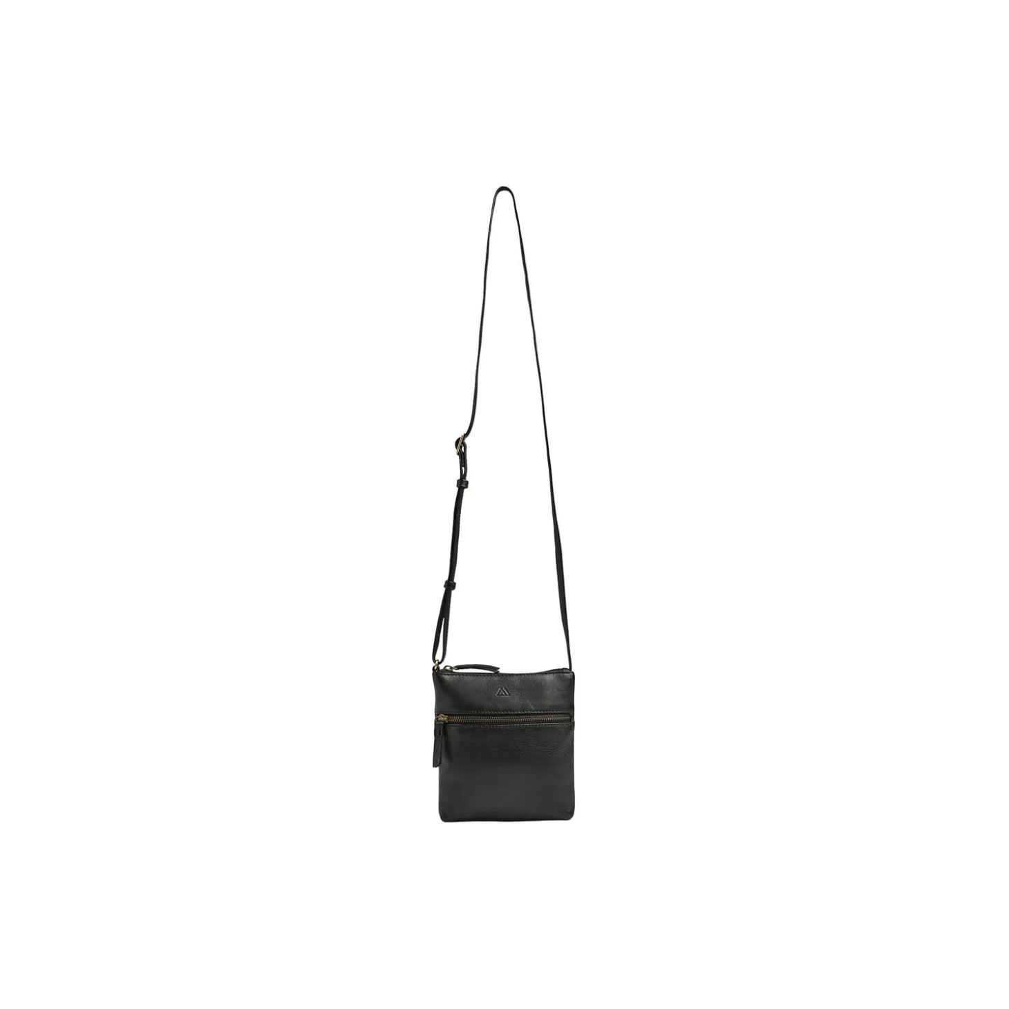 ArloMBG Crossbody Bag Soft Vintage, black w/br. gold