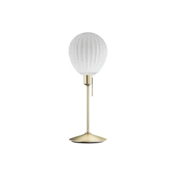 Around The World Table Lamp, opal/brushed brass