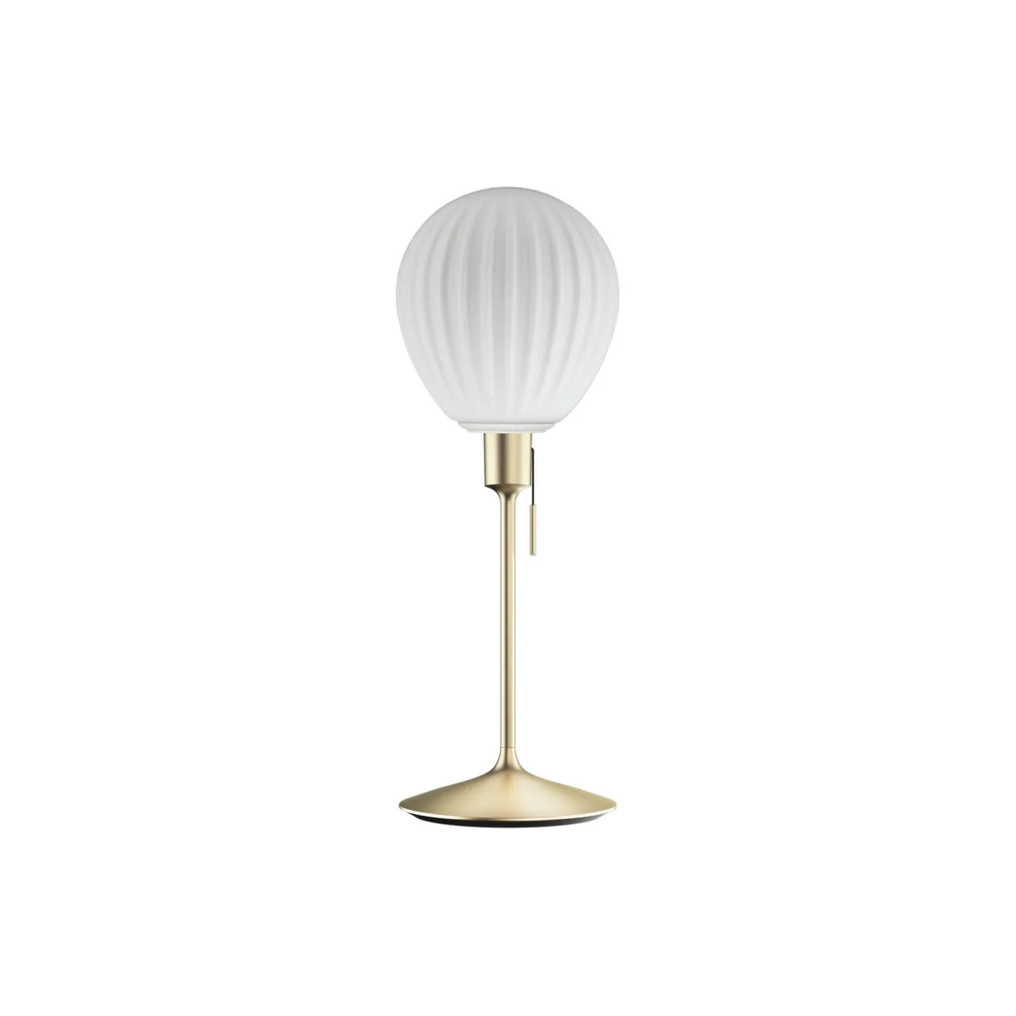 Around The World Table Lamp, opal/brushed brass