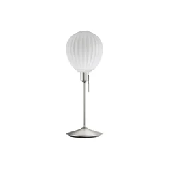Around The World Table Lamp, opal/brushed steel