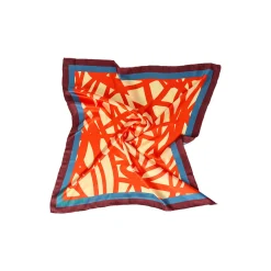 ART NOUVEAU tørklæde, yellow/orange