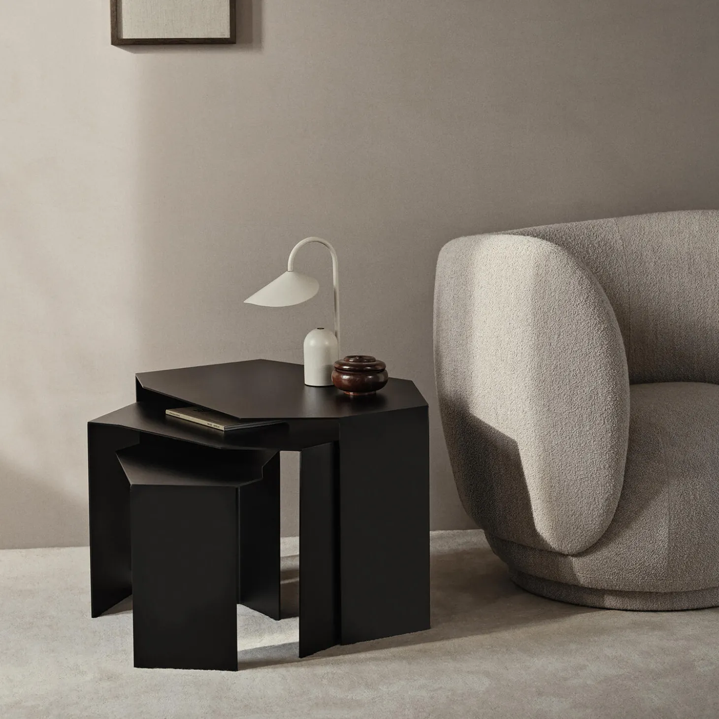 Arum Portable Lampe, cashmere