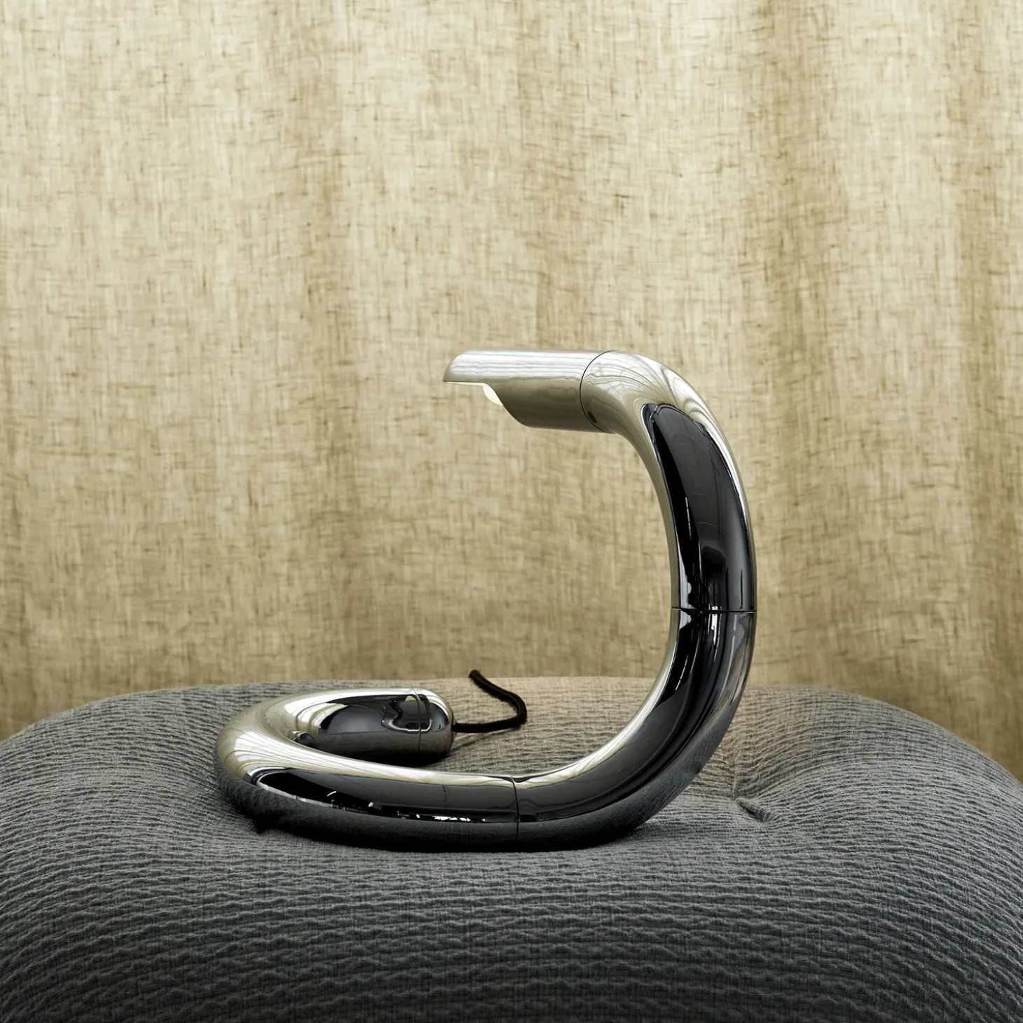 Aspide Table Lamp, chrome