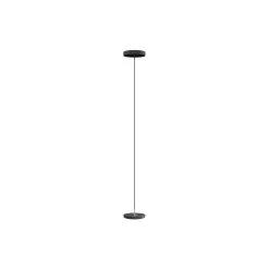 Asteria Micro Pendant, anthracite grey/brass