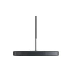 Asteria Micro Pendant, anthracite grey/steel